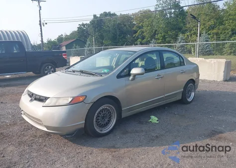 2007 Honda Civic Lx z USA, uszkodzony, nr VIN 1HGFA16537L015960